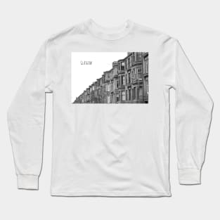 Glasgow Tenement Design Long Sleeve T-Shirt